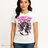 Petrify The Patriarchy Medusa Greek Mythology. Women's T-Shirt thumb 4
