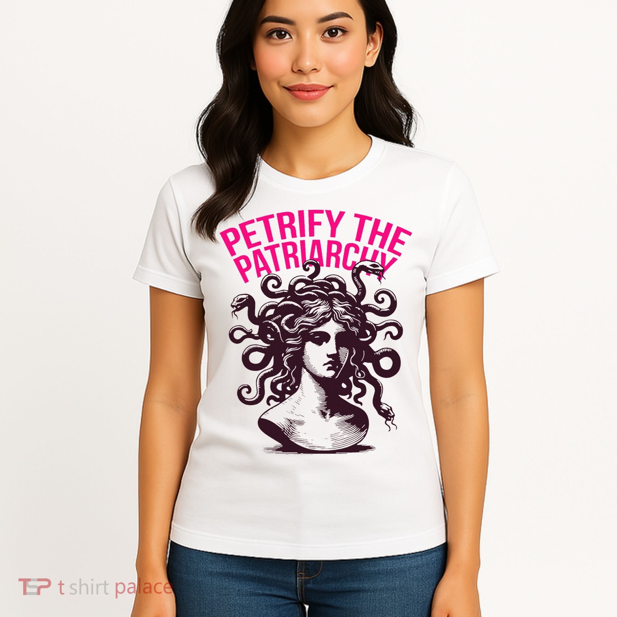 Petrify The Patriarchy Medusa Greek Mythology. Women's T-Shirt