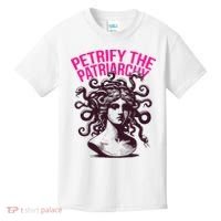 Petrify The Patriarchy Medusa Greek Mythology. Kids T-Shirt thumb 0
