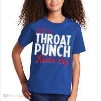 Punch Throat Punch Day It's A Throat Punch Kinda Day Funny Gift Kids T-Shirt thumb 2