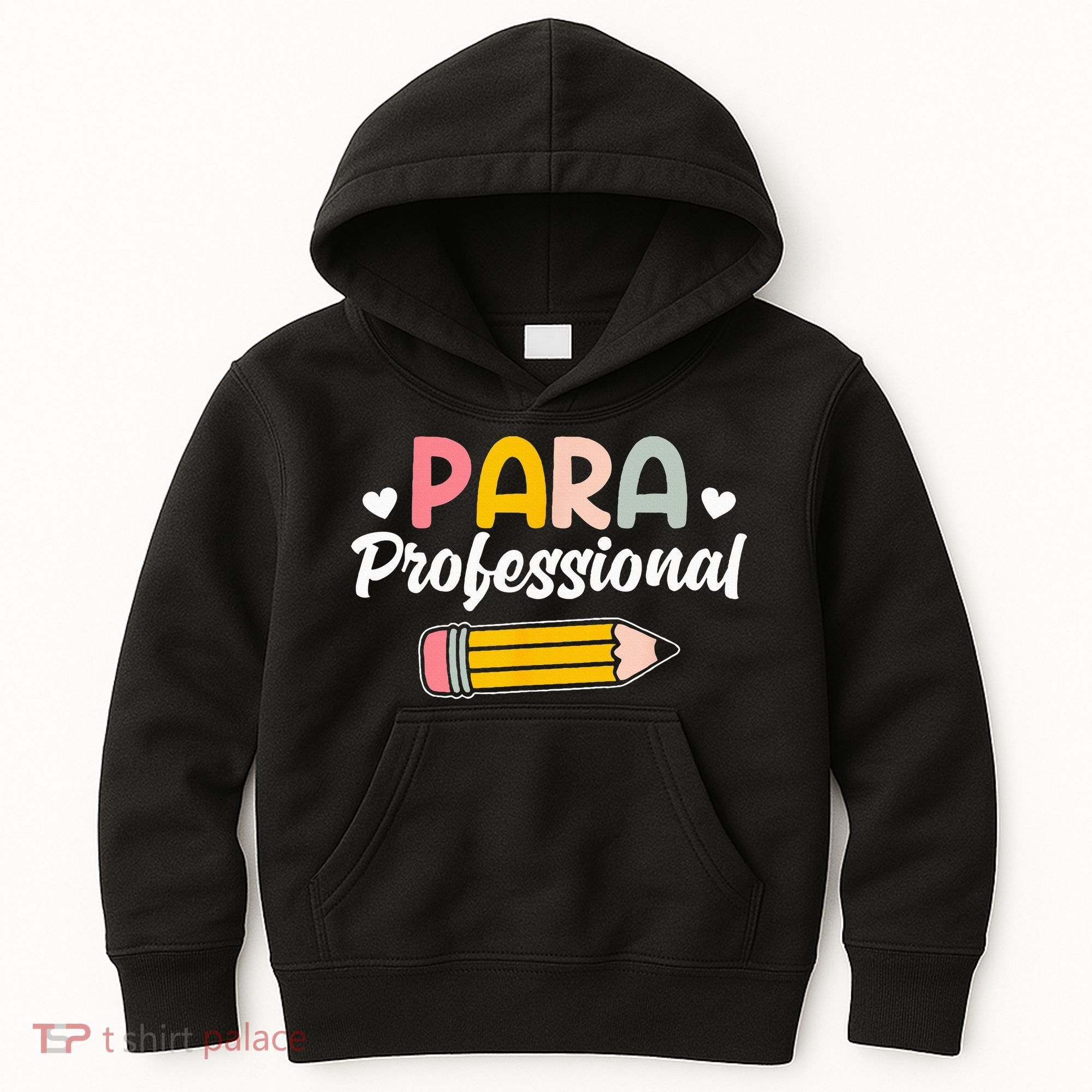 Para Teacher Paraprofessional Paraprofessional Kids Hoodie