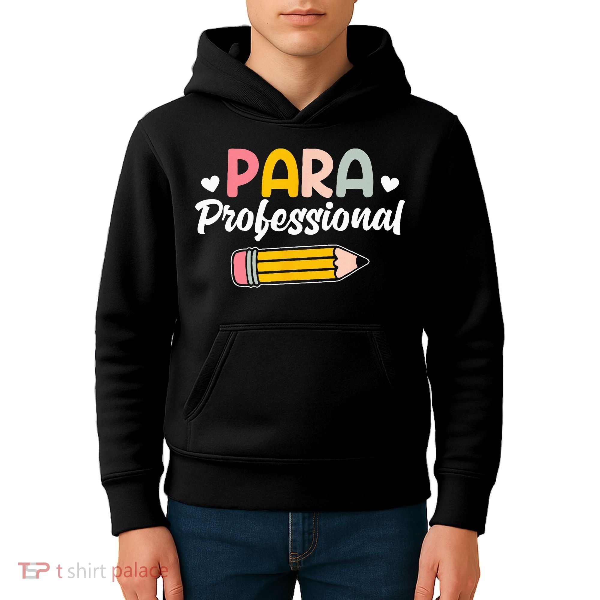 Para Teacher Paraprofessional Paraprofessional Kids Hoodie