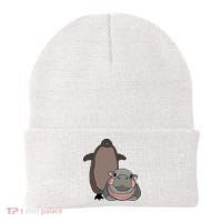 Pesto The Penguin And Moo Deng The Baby Hippo Beanie thumb 0