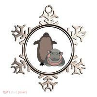 Pesto The Penguin And Moo Deng The Baby Hippo Ornament thumb 0