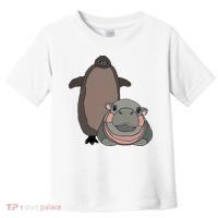 Pesto The Penguin And Moo Deng The Baby Hippo Toddler T-Shirt thumb 0