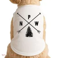 Pine Tree Pacific Northwest PNW Arrows Doggie Tank thumb 0