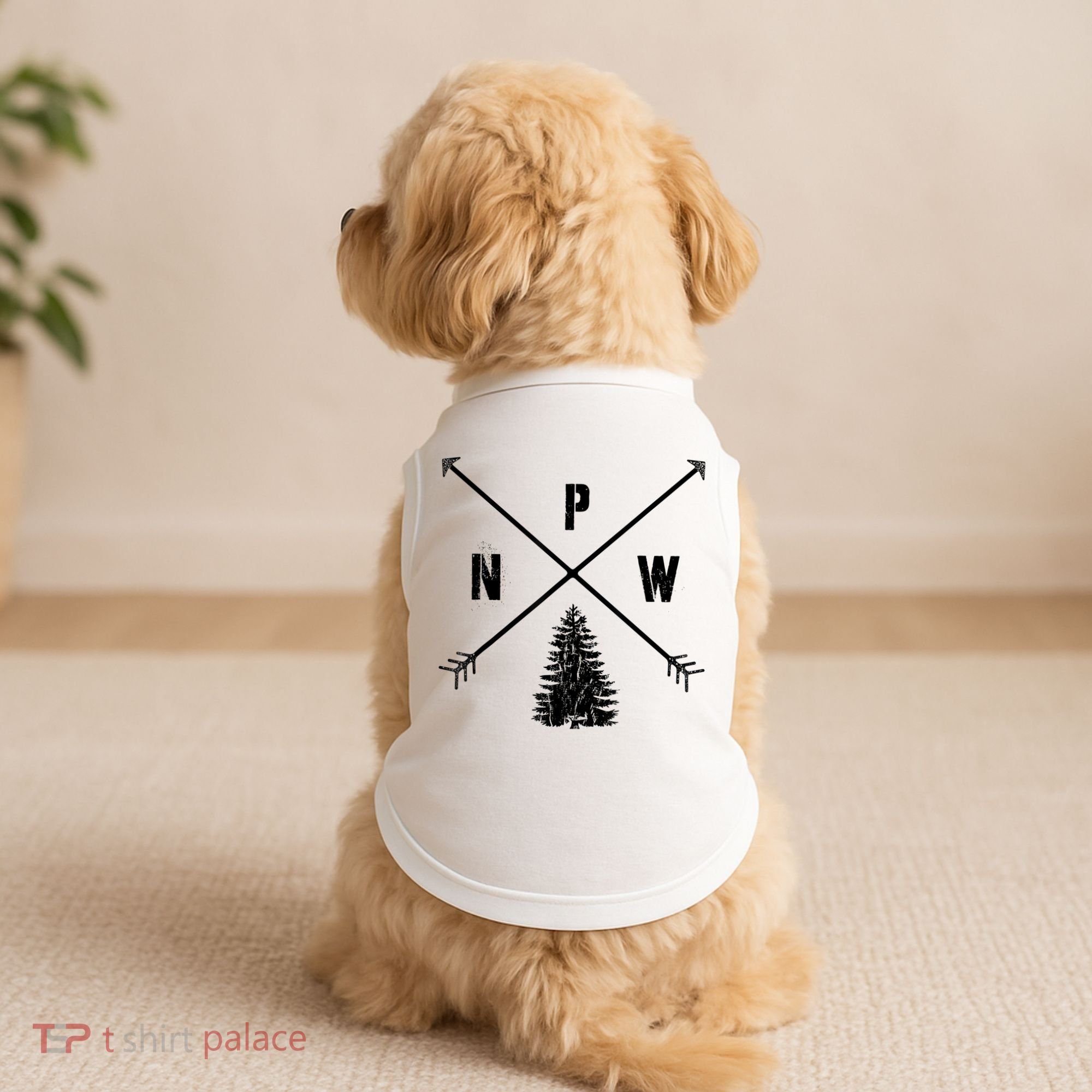 Pine Tree Pacific Northwest PNW Arrows Doggie Tank