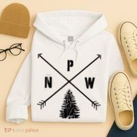 Pine Tree Pacific Northwest PNW Arrows Hoodie thumb 4