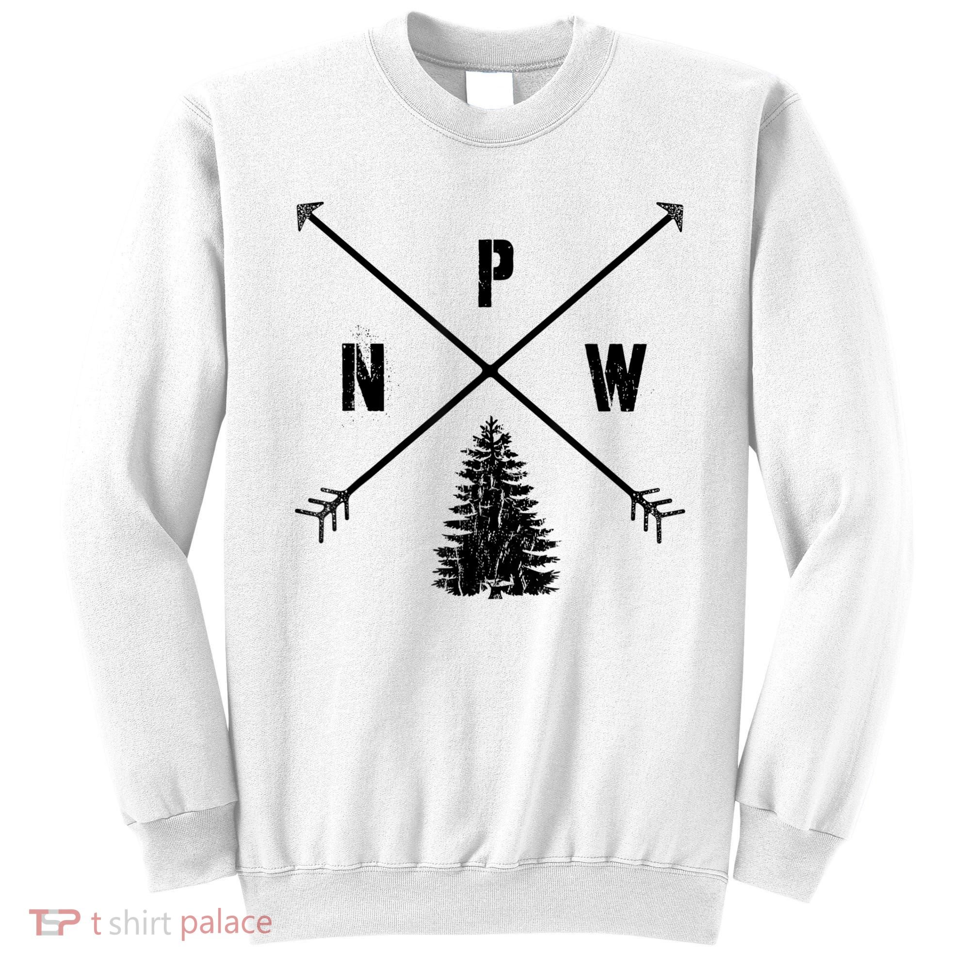 Pine Tree Pacific Northwest PNW Arrows Sweatshirt