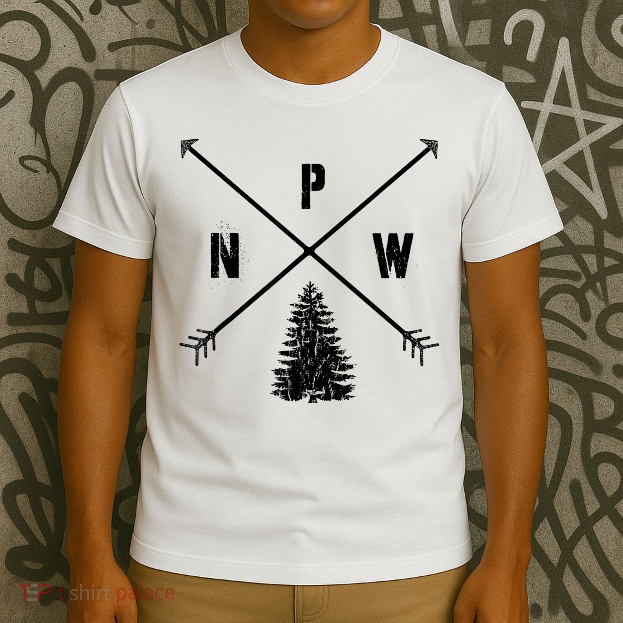 Pine Tree Pacific Northwest PNW Arrows T-Shirt