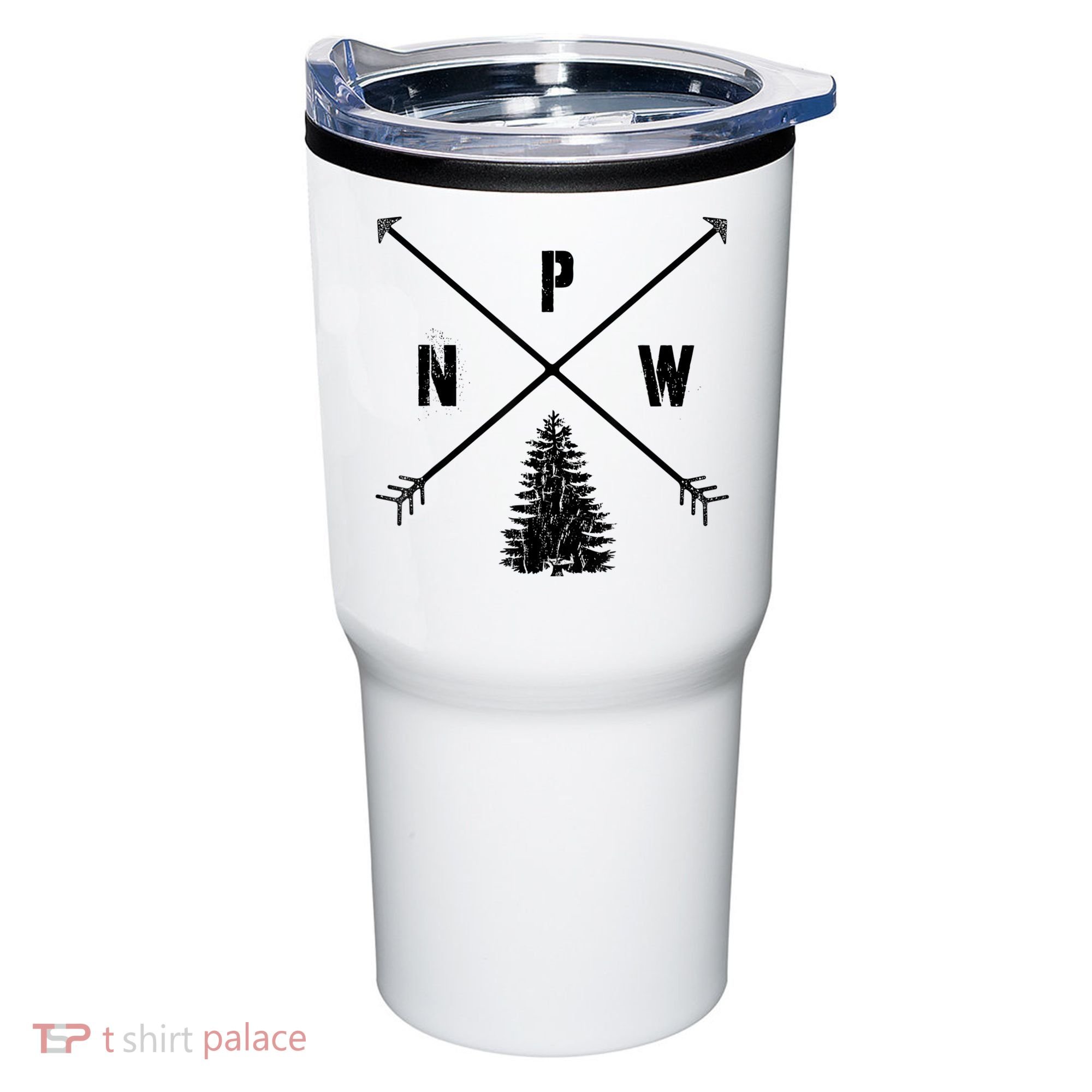 Pine Tree Pacific Northwest PNW Arrows Tumbler