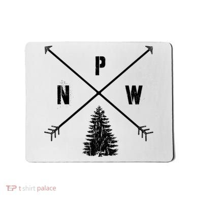 Pine Tree Pacific Northwest PNW Arrows Mousepad