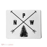 Pine Tree Pacific Northwest PNW Arrows Mousepad thumb 0