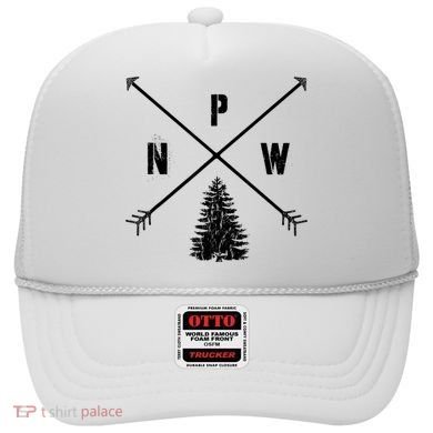 Pine Tree Pacific Northwest PNW Arrows Hat