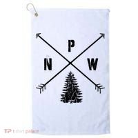 Pine Tree Pacific Northwest PNW Arrows Golf Towel thumb 0
