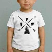 Pine Tree Pacific Northwest PNW Arrows Toddler T-Shirt thumb 2