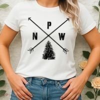 Pine Tree Pacific Northwest PNW Arrows Women's T-Shirt thumb 2