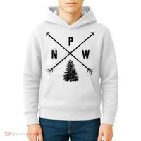 Pine Tree Pacific Northwest PNW Arrows Kids Hoodie thumb 4