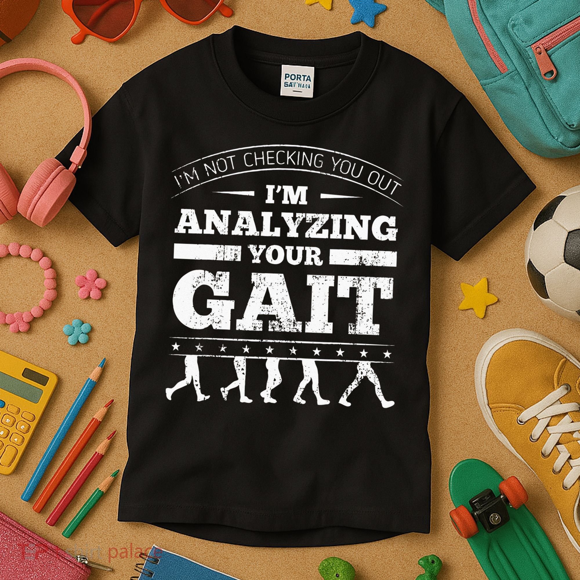 Physical Therapist Physiotherapy Orthopedists Gait Therapy Kids T-Shirt