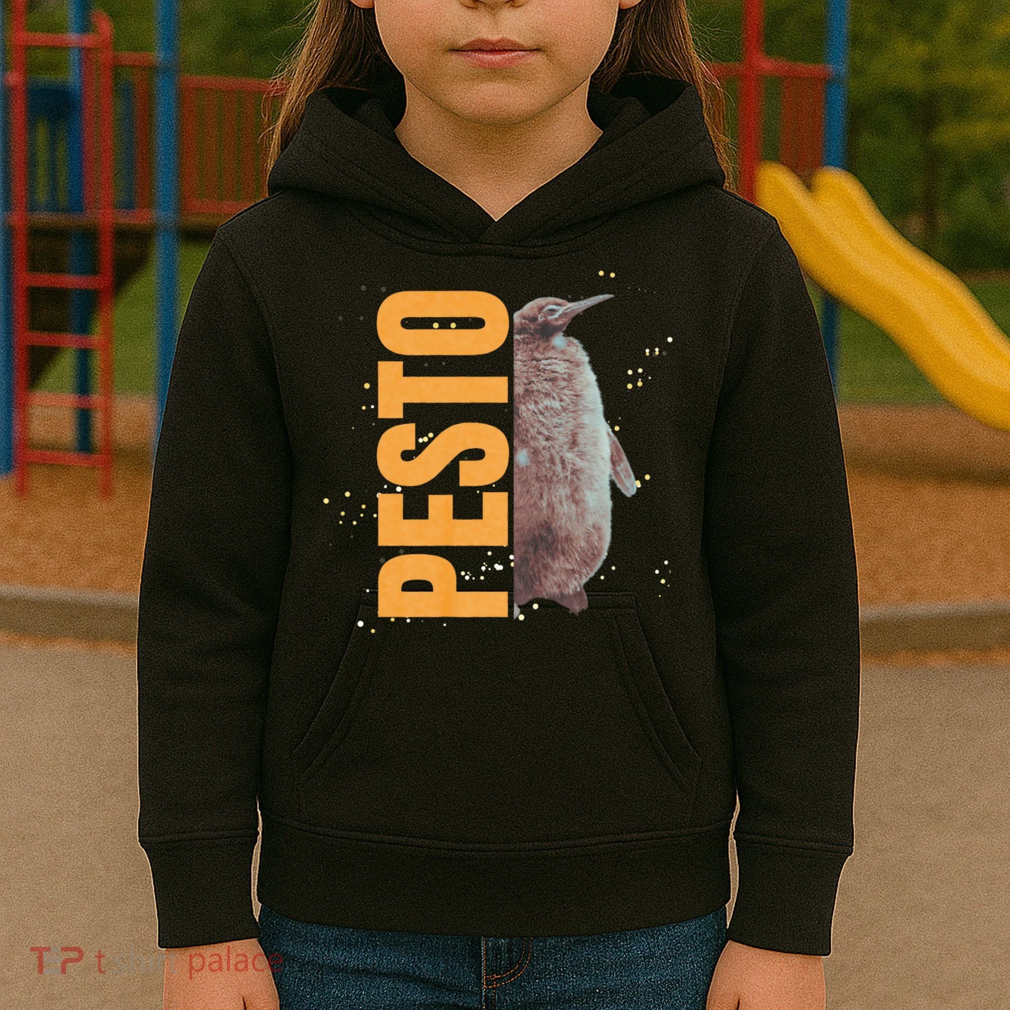 Pesto The Penguin More To Love Cute Animal Lovers Kids Hoodie