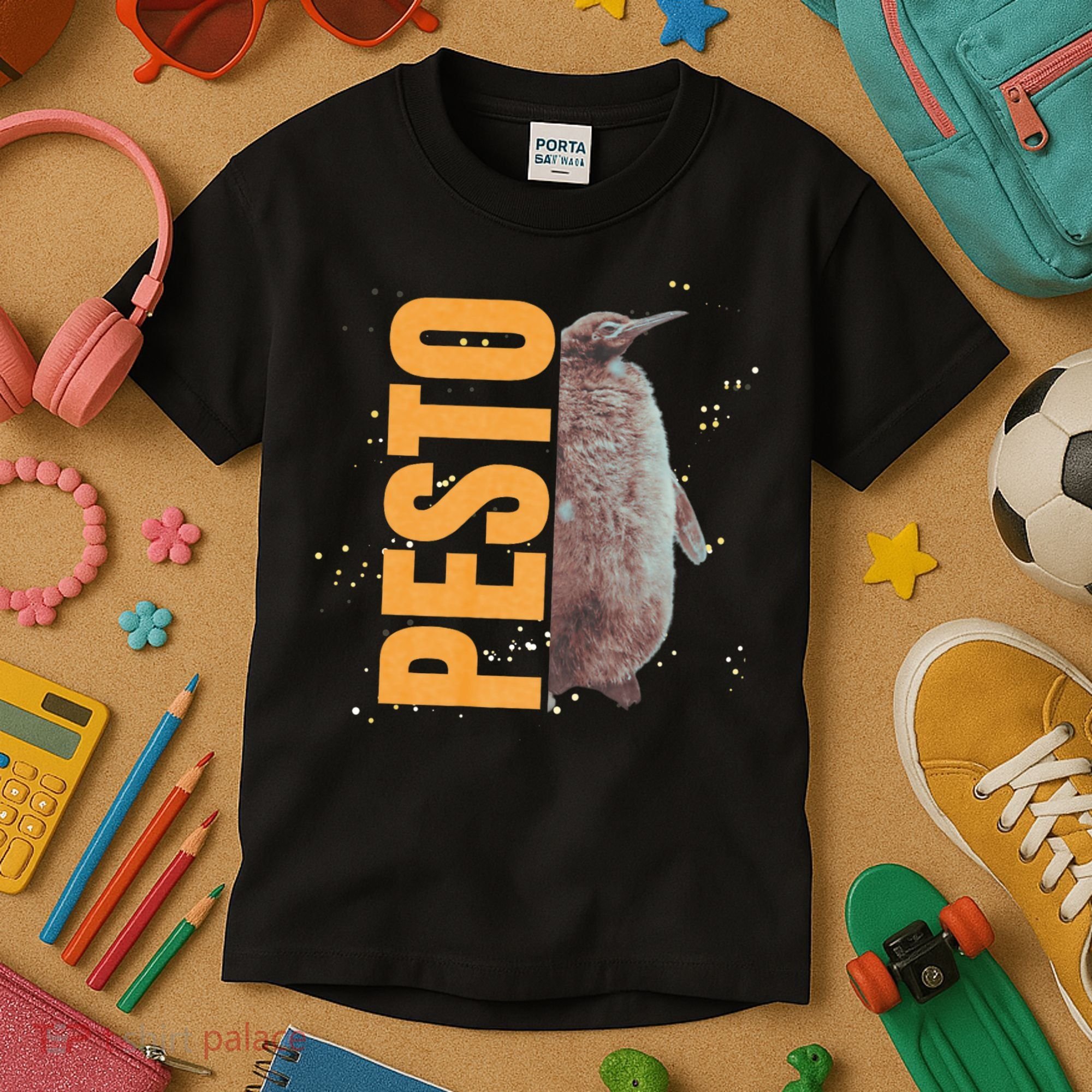Pesto The Penguin More To Love Cute Animal Lovers Kids T-Shirt