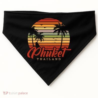 Phuket Thailand USA-Made Doggie Bandana