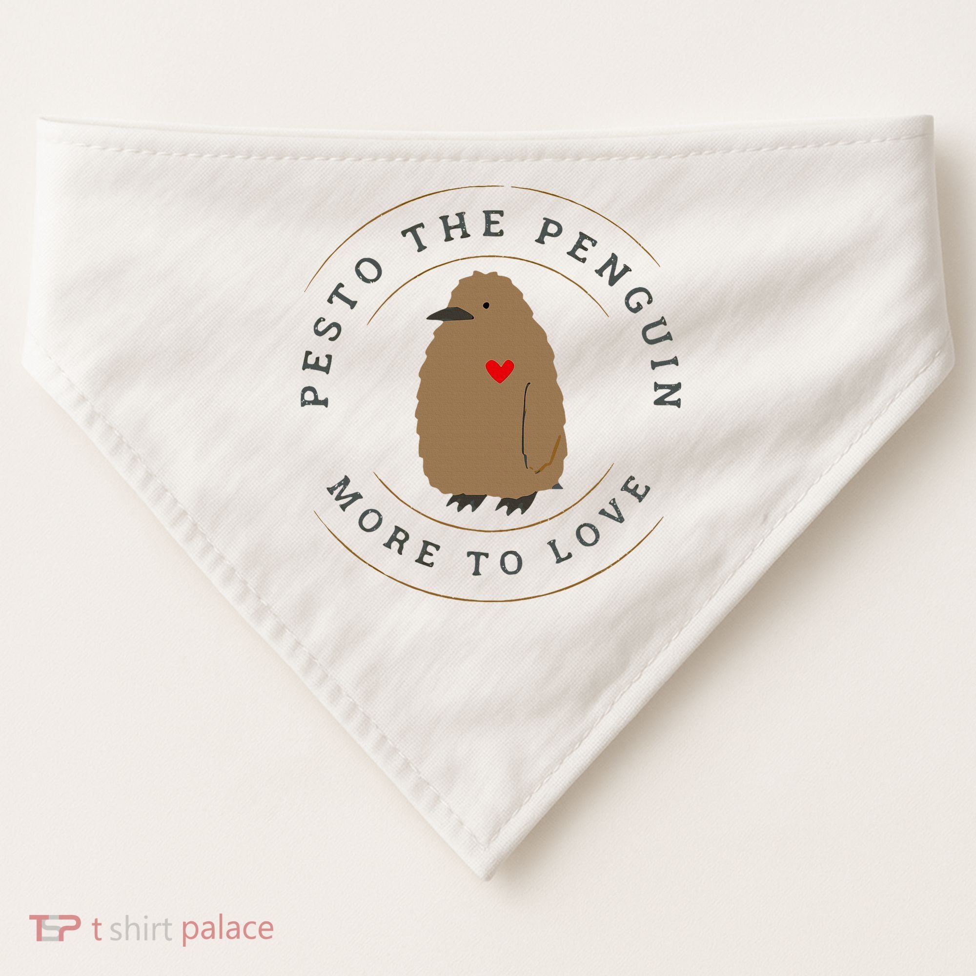 Pesto The Penguin More To Love USA-Made Doggie Bandana