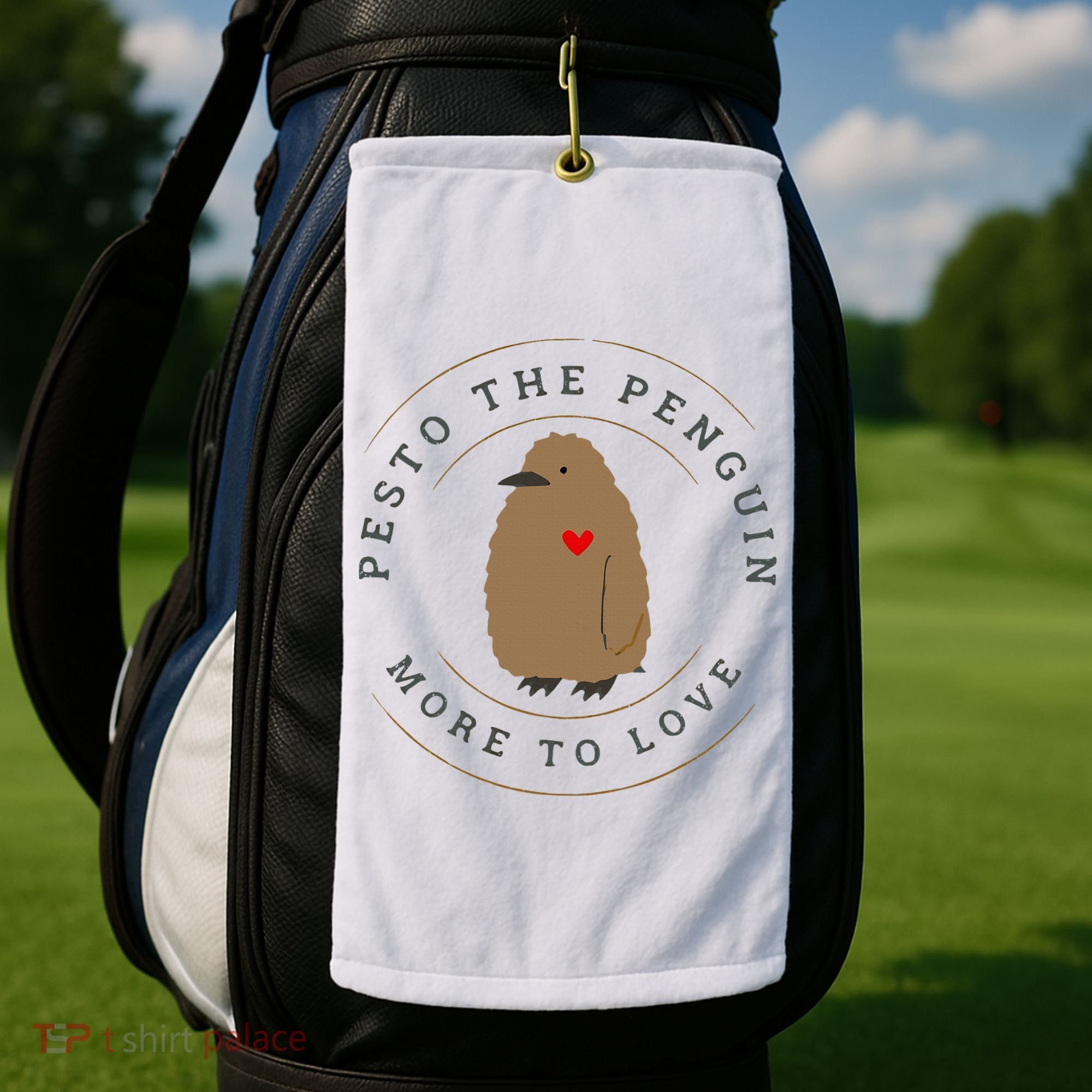 Pesto The Penguin More To Love Golf Towel