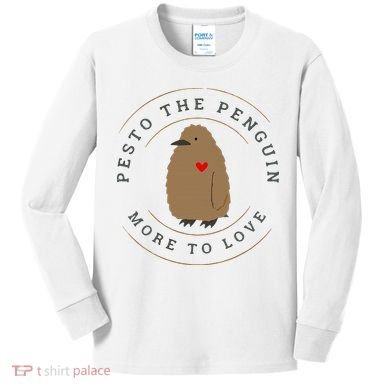 Pesto The Penguin More To Love Kids Long Sleeve Shirt
