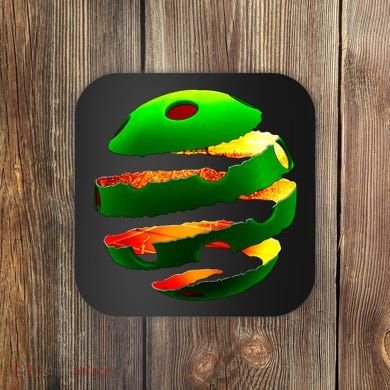 Pickleball Tear Coaster