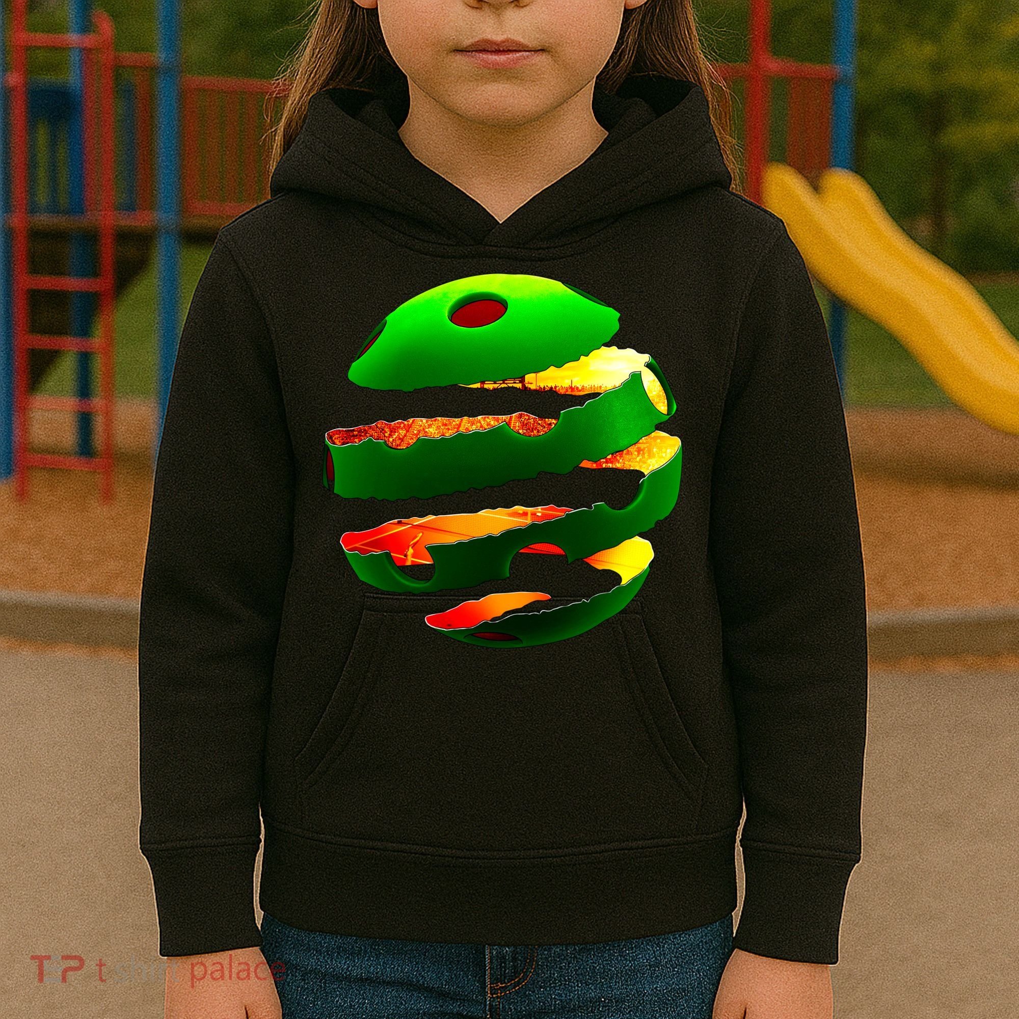 Pickleball Tear Kids Hoodie