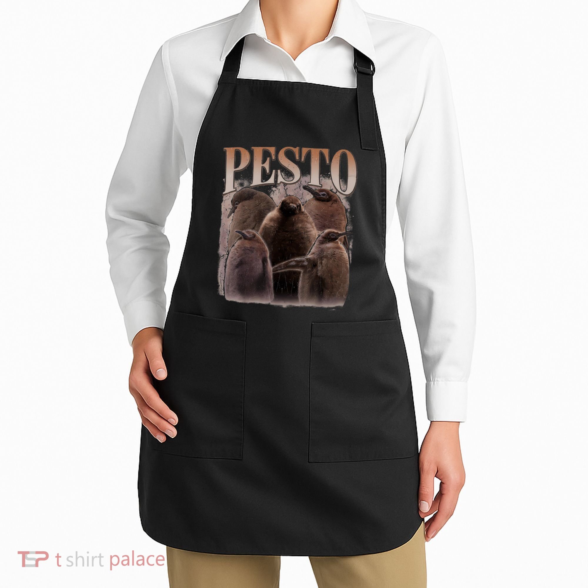 Pesto The Penguin More To Love Absolute Unit Viral Meme Apron