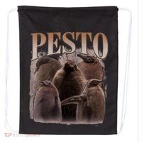 Pesto The Penguin More To Love Absolute Unit Viral Meme Drawstring Bag thumb 0