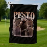Pesto The Penguin More To Love Absolute Unit Viral Meme Golf Towel thumb 1