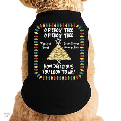 Pierogi Tree Polish Christmas Doggie Tank