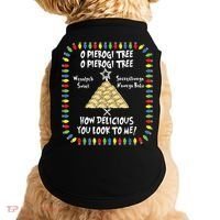 Pierogi Tree Polish Christmas Doggie Tank thumb 0