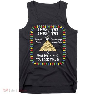 Pierogi Tree Polish Christmas Tank Top