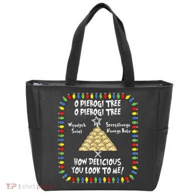 Pierogi Tree Polish Christmas Tote Bag