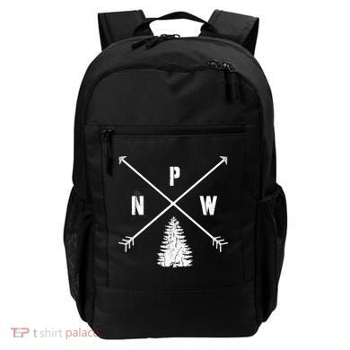 Pine Tree Pacific Northwest Pnw Arrows Fun Gift Backpack