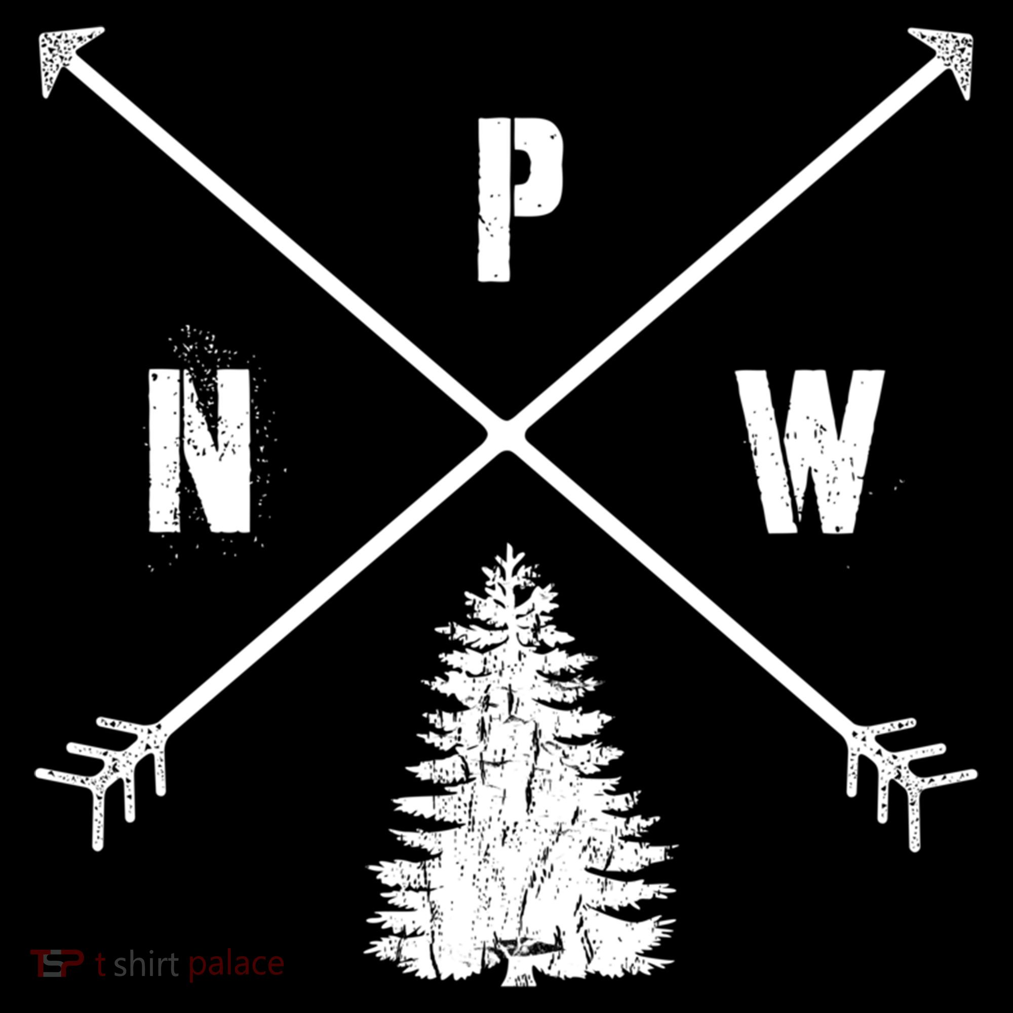Pine Tree Pacific Northwest Pnw Arrows Fun Gift Bucket Hat
