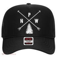 Pine Tree Pacific Northwest Pnw Arrows Fun Gift Hat thumb 0