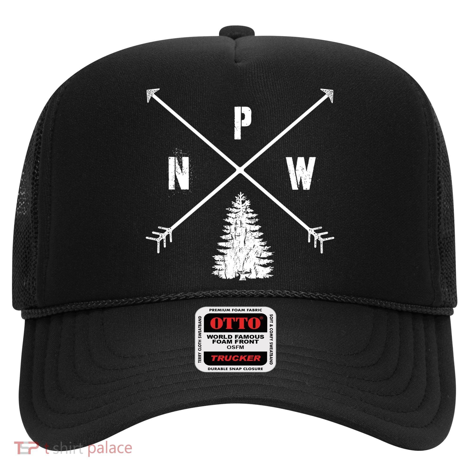 Pine Tree Pacific Northwest Pnw Arrows Fun Gift Hat