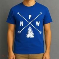 Pine Tree Pacific Northwest Pnw Arrows Fun Gift T-Shirt thumb 3