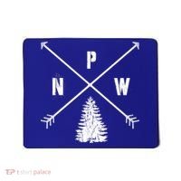 Pine Tree Pacific Northwest Pnw Arrows Fun Gift Mousepad thumb 0