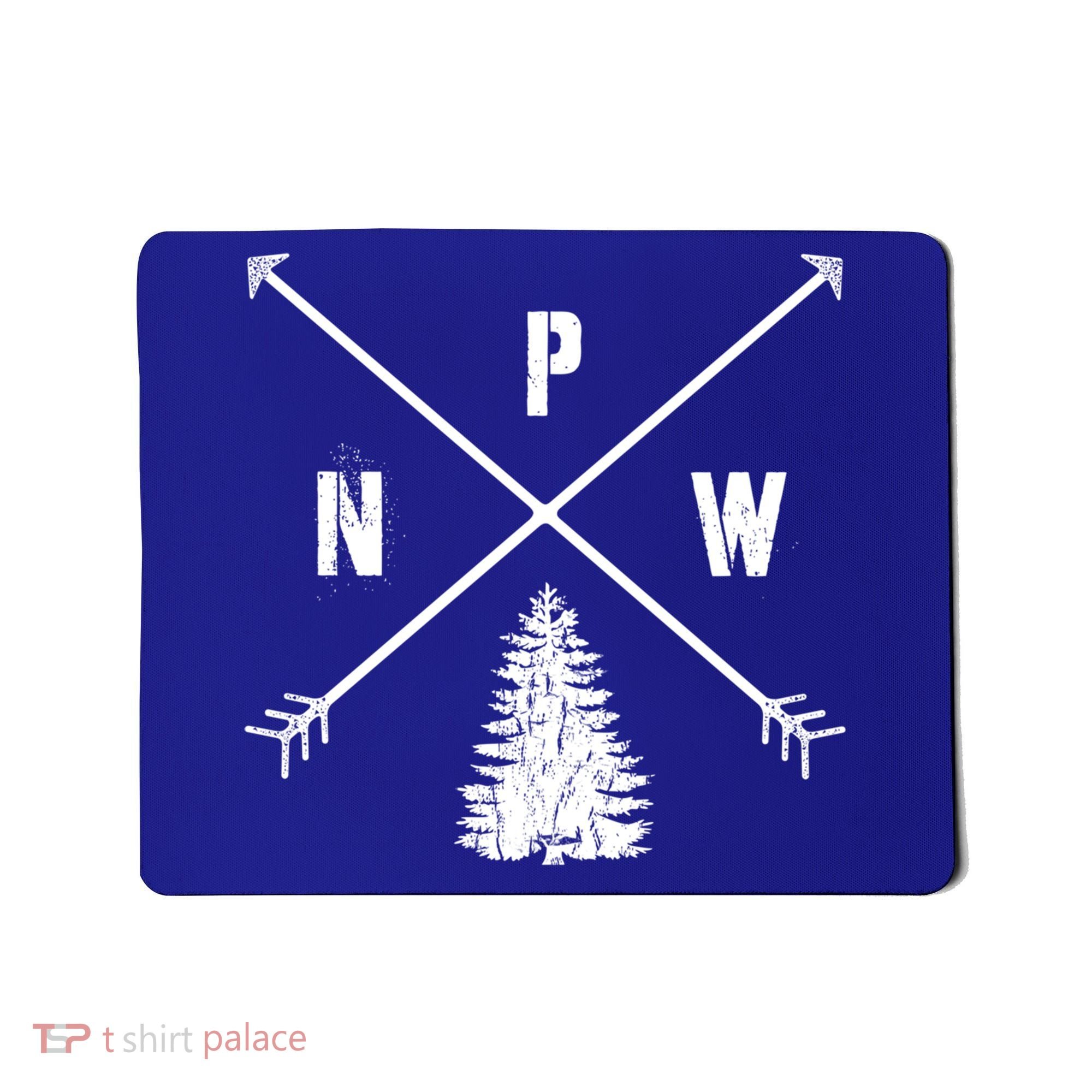 Pine Tree Pacific Northwest Pnw Arrows Fun Gift Mousepad