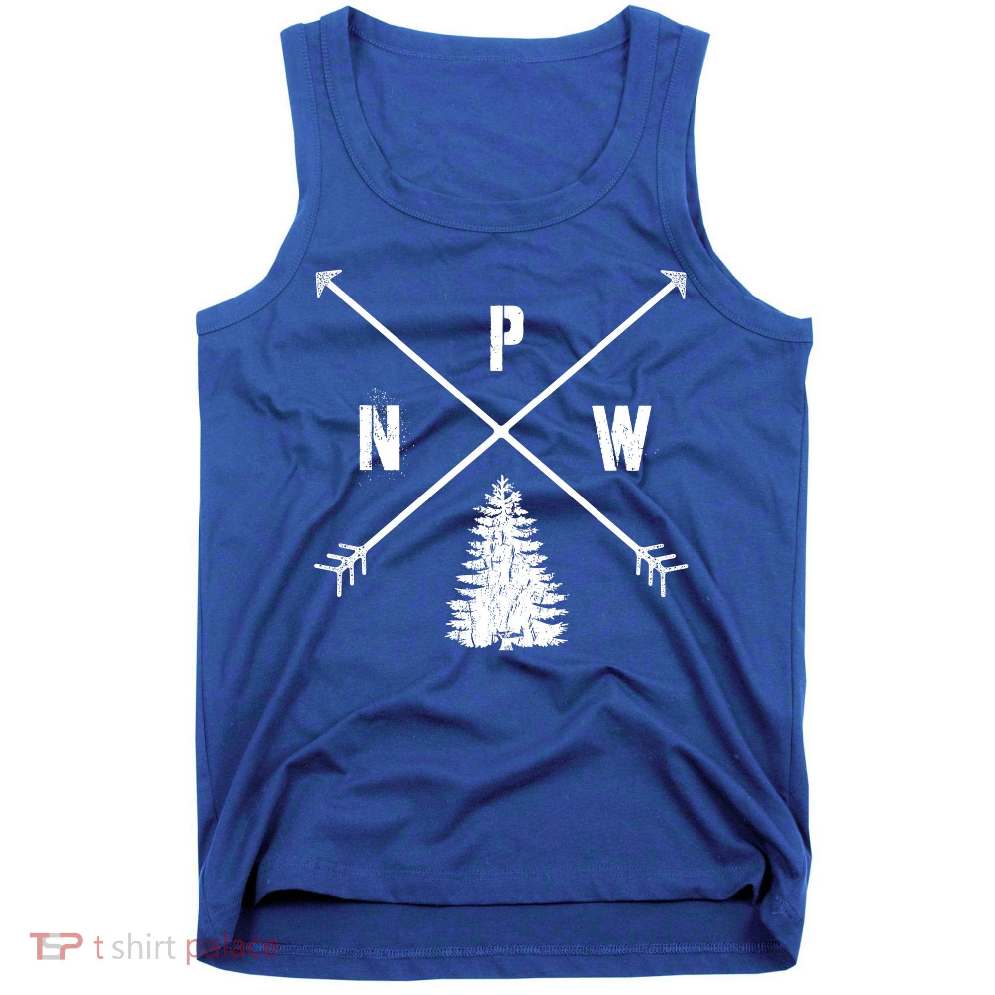 Pine Tree Pacific Northwest Pnw Arrows Fun Gift Tank Top