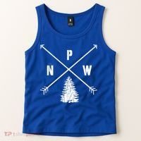 Pine Tree Pacific Northwest Pnw Arrows Fun Gift Tank Top thumb 2