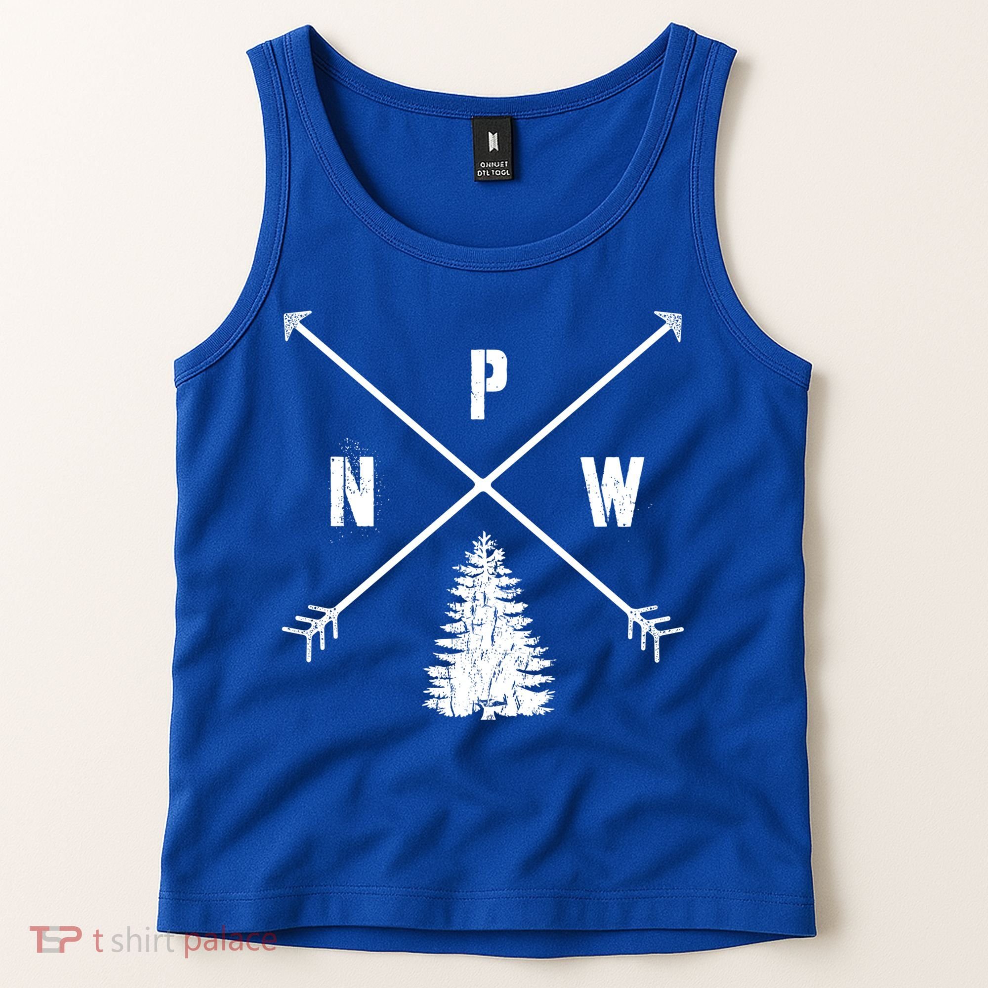 Pine Tree Pacific Northwest Pnw Arrows Fun Gift Tank Top