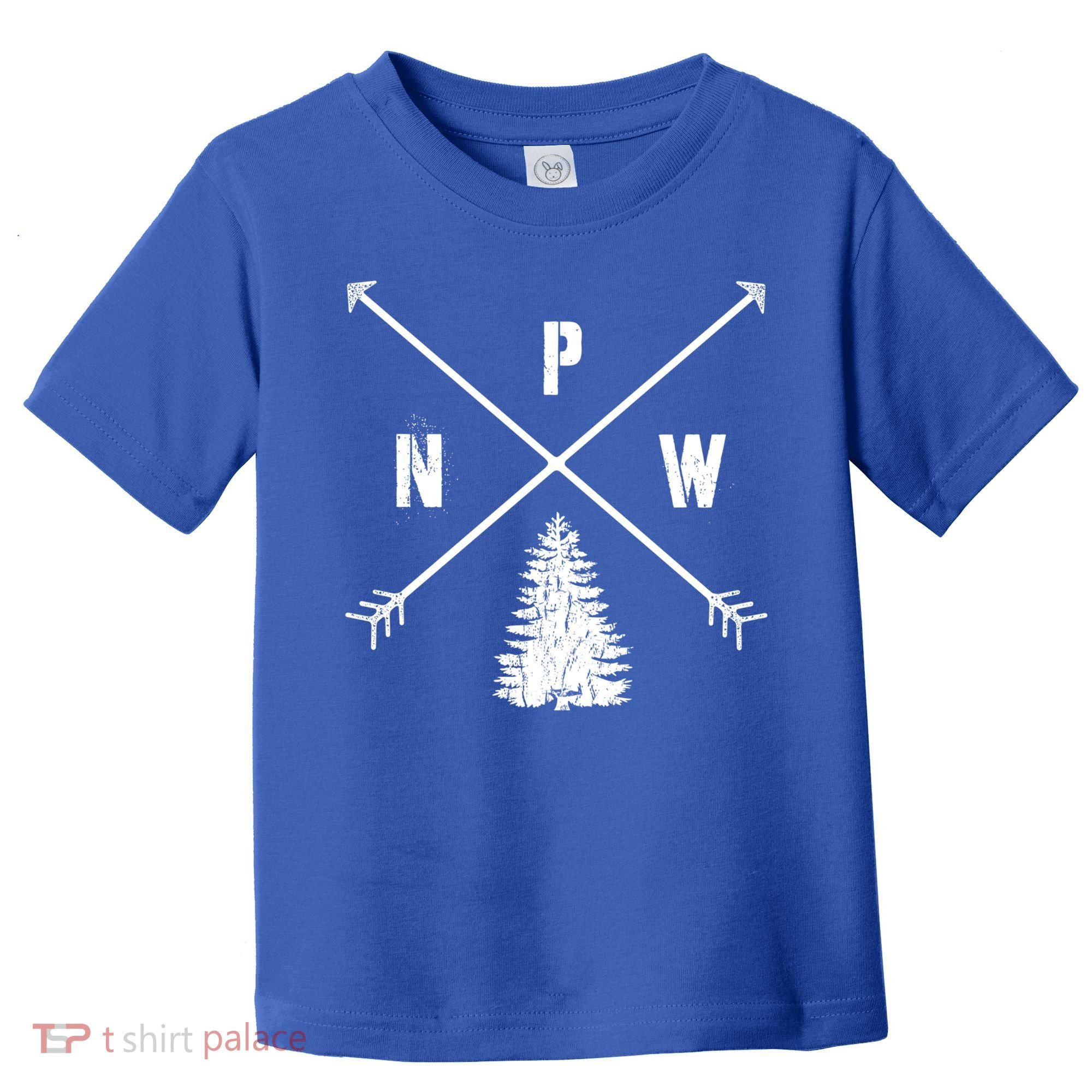 Pine Tree Pacific Northwest Pnw Arrows Fun Gift Toddler T-Shirt