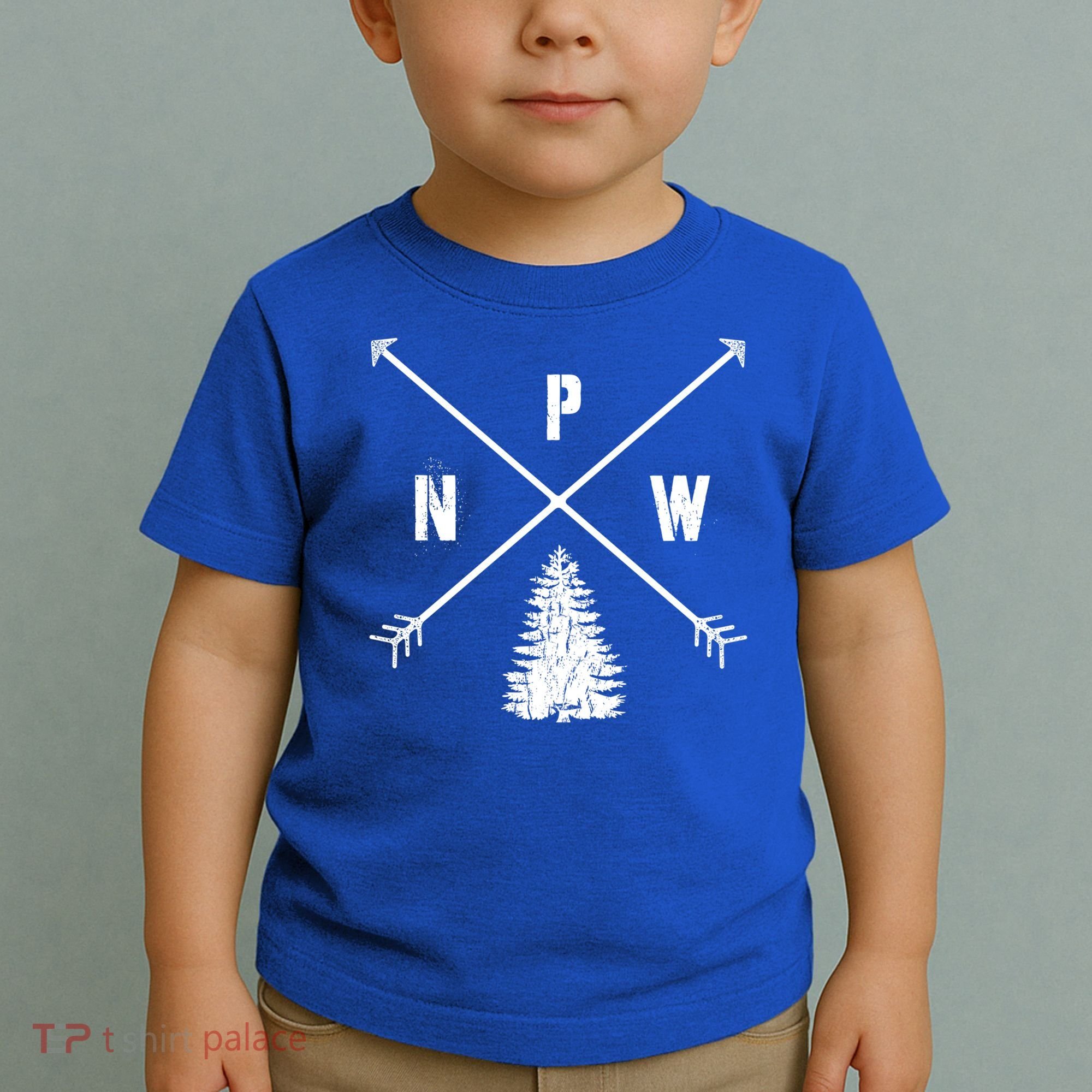 Pine Tree Pacific Northwest Pnw Arrows Fun Gift Toddler T-Shirt